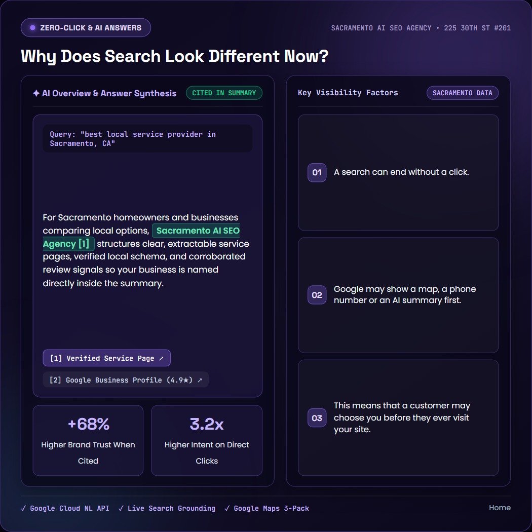 Why Does Search Look Different Now? — Sacramento AI SEO Agency