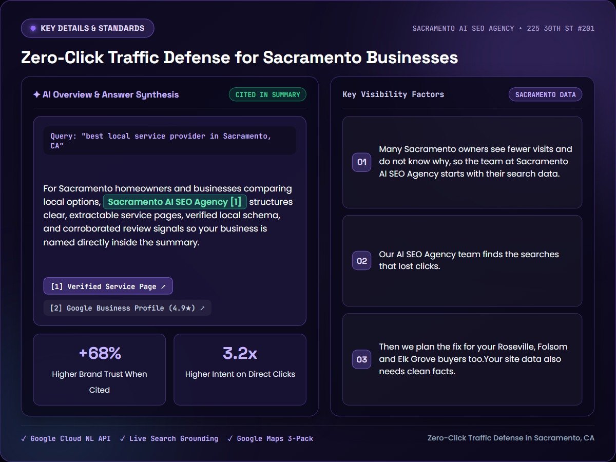 Zero-Click Traffic Defense for Sacramento Businesses — Sacramento AI SEO Agency