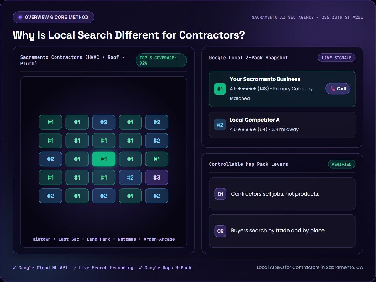 Why Is Local Search Different for Contractors? — Sacramento AI SEO Agency