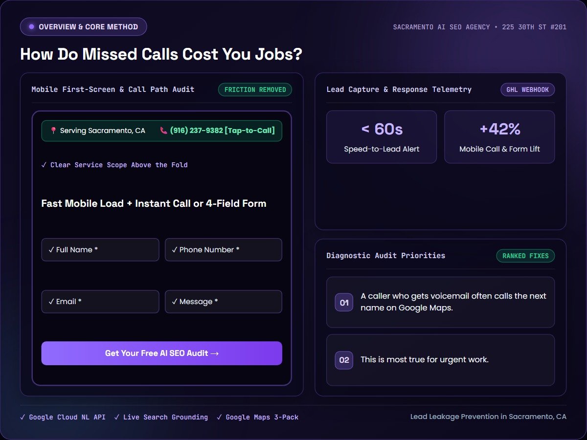 How Do Missed Calls Cost You Jobs? — Sacramento AI SEO Agency