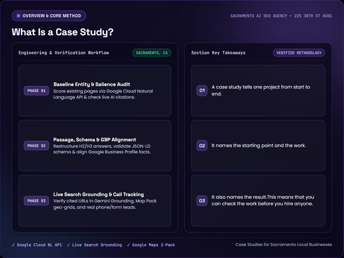 What Is a Case Study? — Sacramento AI SEO Agency