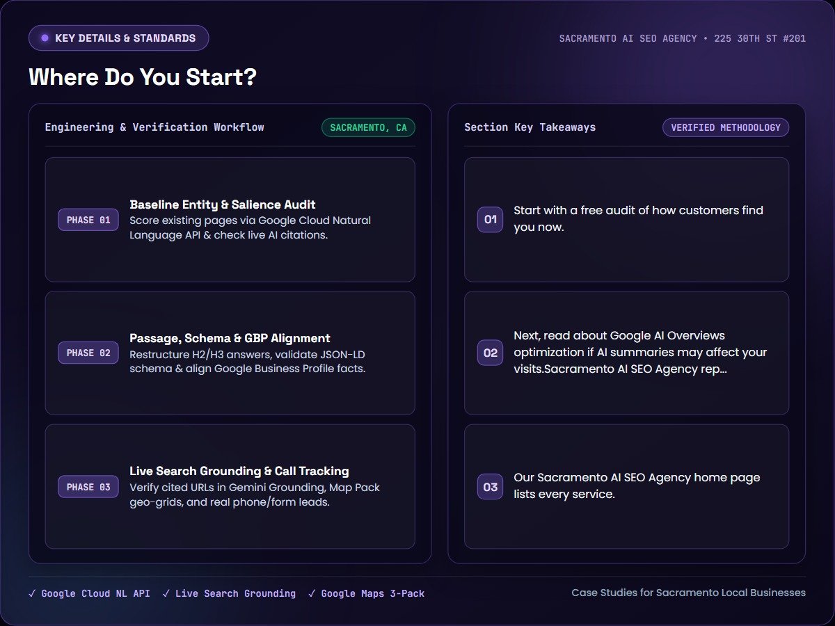 Where Do You Start? — Sacramento AI SEO Agency
