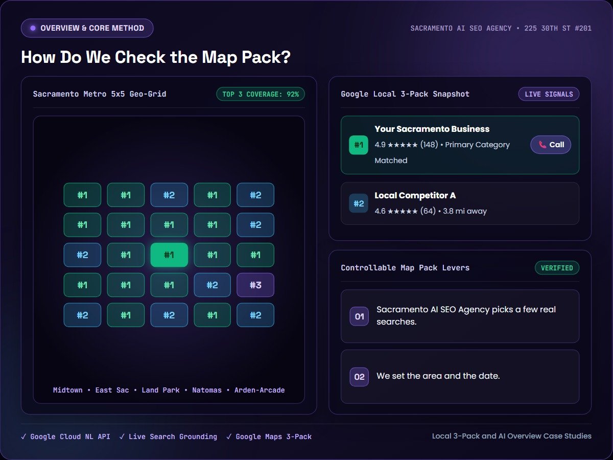 How Do We Check the Map Pack? — Sacramento AI SEO Agency