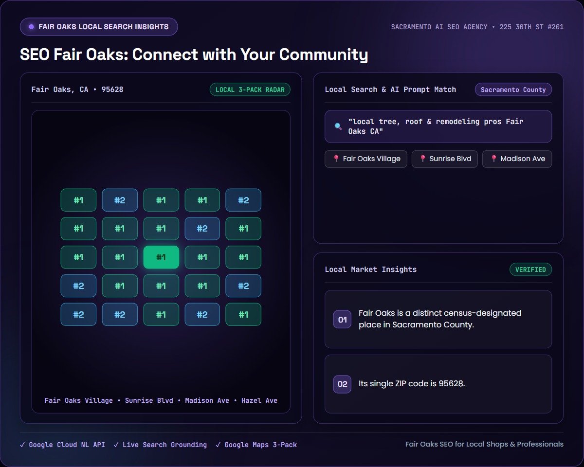 SEO Fair Oaks: Connect with Your Community — Sacramento AI SEO Agency