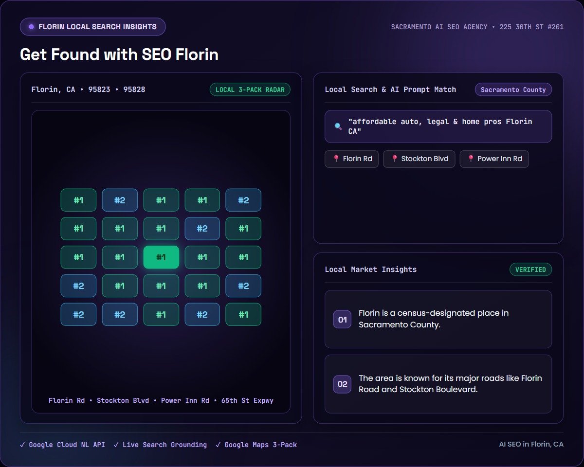 Get Found with SEO Florin — Sacramento AI SEO Agency