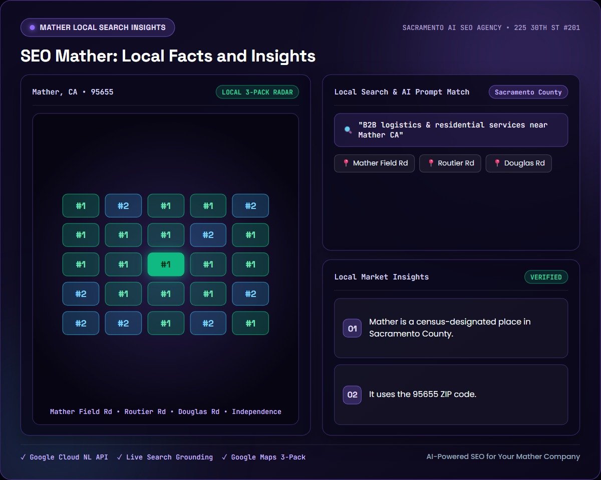 SEO Mather: Local Facts and Insights — Sacramento AI SEO Agency