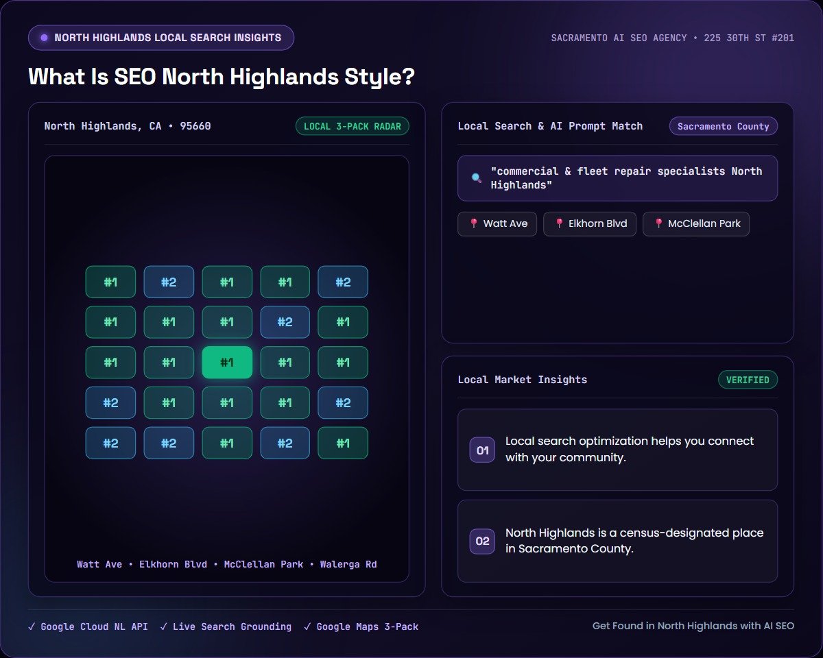 What Is SEO North Highlands Style? — Sacramento AI SEO Agency