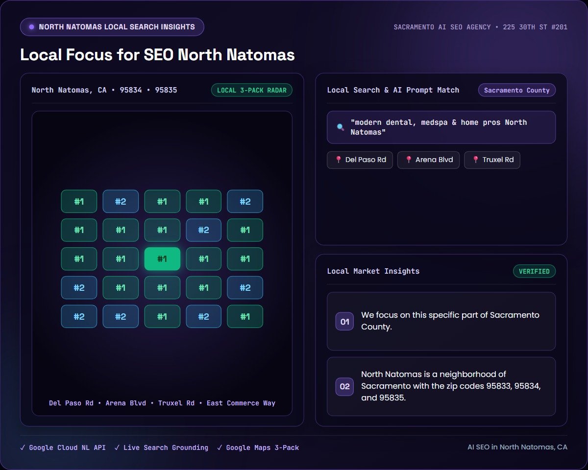 Local Focus for SEO North Natomas — Sacramento AI SEO Agency